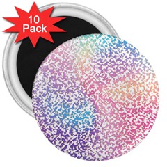 Festive Color 3  Magnets (10 Pack)  by Colorfulart23