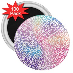 Festive Color 3  Magnets (100 Pack) by Colorfulart23