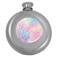 Festive Color Round Hip Flask (5 Oz) by Colorfulart23