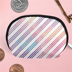 Colored Candy Striped Accessory Pouches (medium)  by Colorfulart23