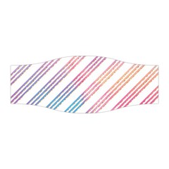 Colored Candy Striped Stretchable Headband by Colorfulart23