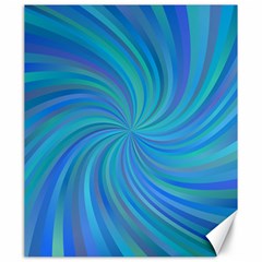 Blue Background Spiral Swirl Canvas 20  X 24   by Celenk