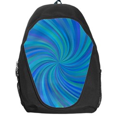 Blue Background Spiral Swirl Backpack Bag by Celenk