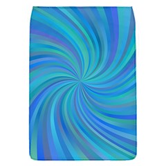 Blue Background Spiral Swirl Flap Covers (s)  by Celenk