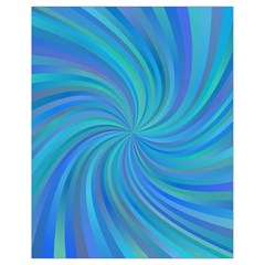 Blue Background Spiral Swirl Drawstring Bag (small) by Celenk