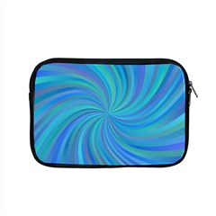 Blue Background Spiral Swirl Apple Macbook Pro 15  Zipper Case by Celenk