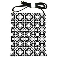 Black White Pattern Seamless Monochrome Shoulder Sling Bags by Celenk