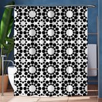 Black White Pattern Seamless Monochrome Shower Curtain 60  x 72  (Medium)  60 x72  Curtain