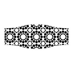 Black White Pattern Seamless Monochrome Stretchable Headband by Celenk