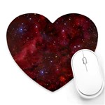 Abstract Fantasy Color Colorful Heart Mousepads Front