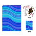 Blue Background Water Design Wave Playing Card Back