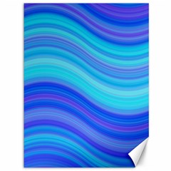 Blue Background Water Design Wave Canvas 36  X 48  