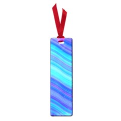 Blue Background Water Design Wave Small Book Marks