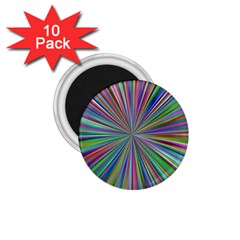 Burst Colors Ray Speed Vortex 1 75  Magnets (10 Pack)  by Celenk