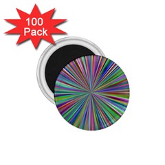 Burst Colors Ray Speed Vortex 1 75  Magnets (100 Pack)  by Celenk