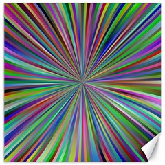 Burst Colors Ray Speed Vortex Canvas 12  X 12   by Celenk