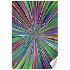 Burst Colors Ray Speed Vortex Canvas 20  X 30   by Celenk