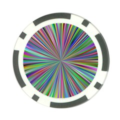 Burst Colors Ray Speed Vortex Poker Chip Card Guard