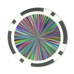 Burst Colors Ray Speed Vortex Poker Chip Card Guard (10 pack) Front