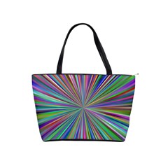 Burst Colors Ray Speed Vortex Shoulder Handbags by Celenk