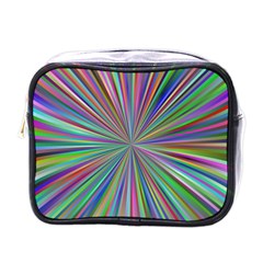 Burst Colors Ray Speed Vortex Mini Toiletries Bags by Celenk