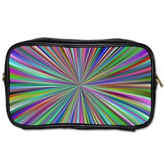 Burst Colors Ray Speed Vortex Toiletries Bags by Celenk