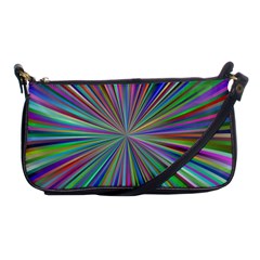 Burst Colors Ray Speed Vortex Shoulder Clutch Bags