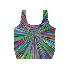 Burst Colors Ray Speed Vortex Full Print Recycle Bags (s)  by Celenk