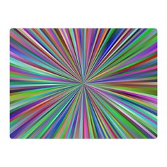 Burst Colors Ray Speed Vortex Double Sided Flano Blanket (mini)  by Celenk