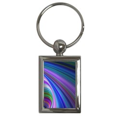 Background Abstract Curves Key Chains (rectangle) 