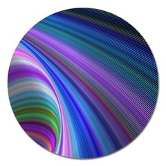 Background Abstract Curves Magnet 5  (round)