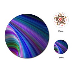 Background Abstract Curves Playing Cards (round) 