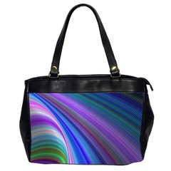 Background Abstract Curves Office Handbags (2 Sides) 