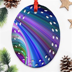 Background Abstract Curves Oval Filigree Ornament (two Sides)