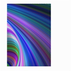 Background Abstract Curves Large Garden Flag (two Sides)