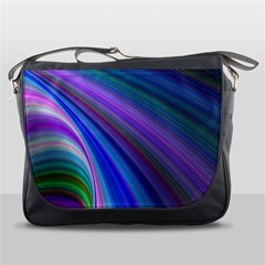 Background Abstract Curves Messenger Bags by Celenk