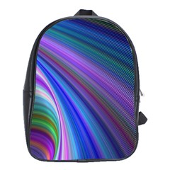 Background Abstract Curves School Bag (xl)