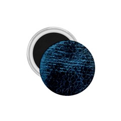 Blue Black Shiny Fabric Pattern 1 75  Magnets