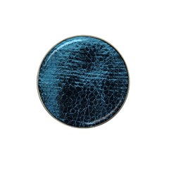 Blue Black Shiny Fabric Pattern Hat Clip Ball Marker (10 Pack) by Celenk