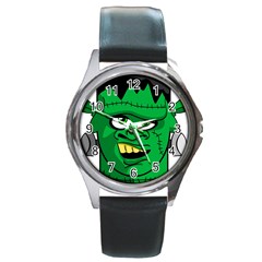 Buy Me A Coffee Halloween Round Metal Watch by Celenk