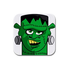 Buy Me A Coffee Halloween Rubber Square Coaster (4 Pack)  by Celenk