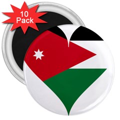 Heart Love Affection Jordan 3  Magnets (10 Pack)  by Celenk