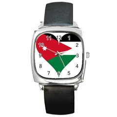 Heart Love Affection Jordan Square Metal Watch by Celenk