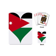 Heart Love Affection Jordan Playing Cards (mini)  by Celenk