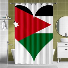 Heart Love Affection Jordan Shower Curtain 48  X 72  (small)  by Celenk