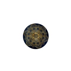 Gold Mandala Floral Ornament Ethnic 1  Mini Magnets