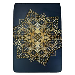 Gold Mandala Floral Ornament Ethnic Flap Covers (L) 