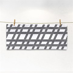 Grid Pattern Seamless Monochrome Cosmetic Storage Cases