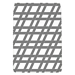 Grid Pattern Seamless Monochrome Flap Covers (l)  by Celenk