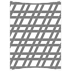 Grid Pattern Seamless Monochrome Back Support Cushion by Celenk